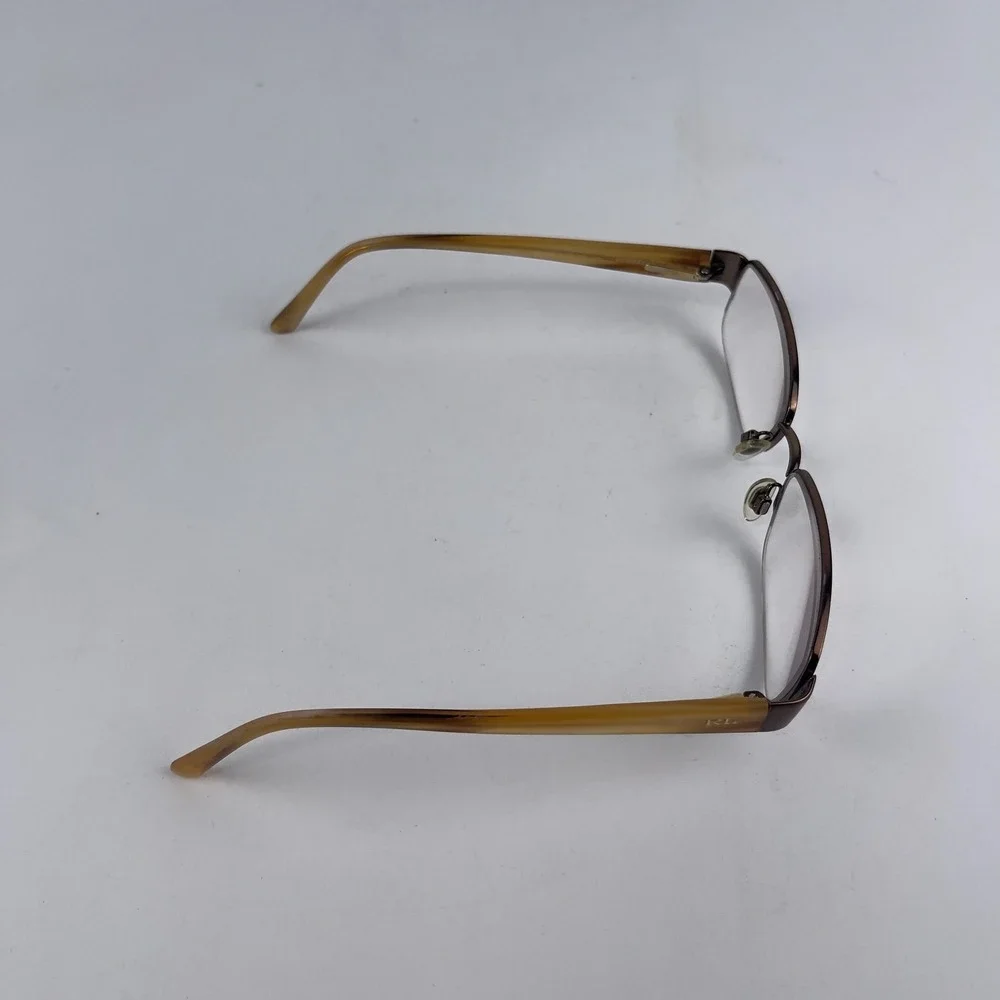 Ralph Lauren 9013 Women Eyeglasses Frame Champagne Plastic Half Rim 50-16-135 mm